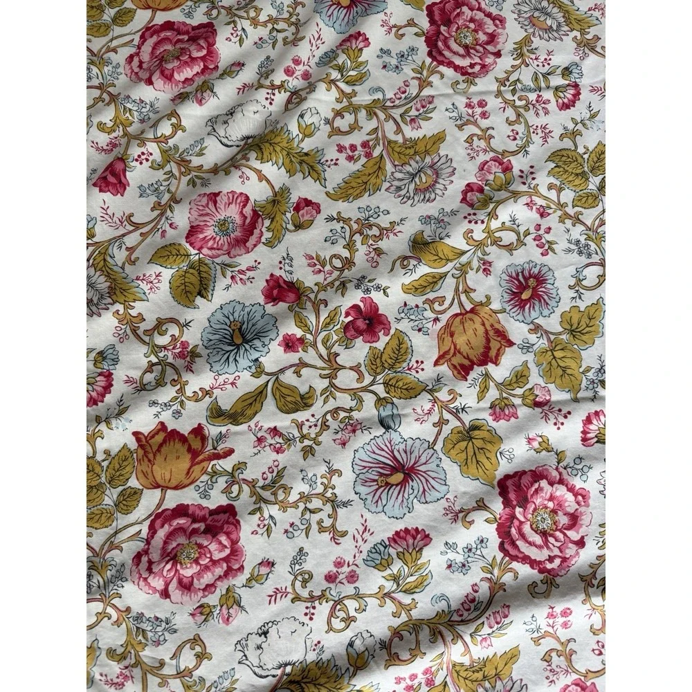 Vintage Springmaid  Twin Flat  Sheets Floral Lot Of 4 -80x90 Made In‎ USA